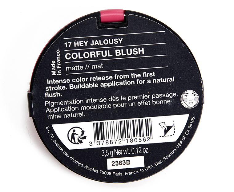 Sephora Hey Jealousy Colorful Blush