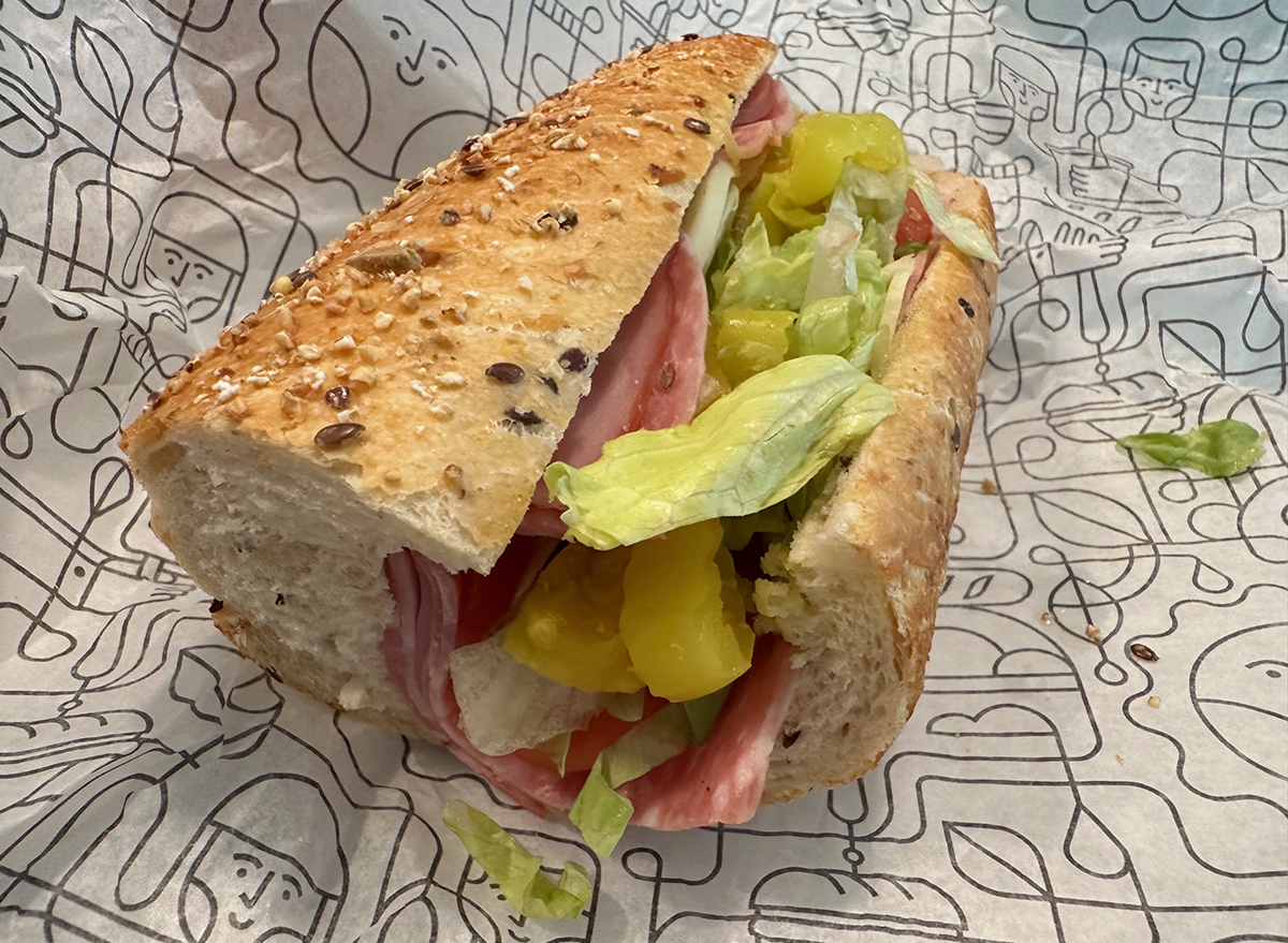 Italian sub at Publix