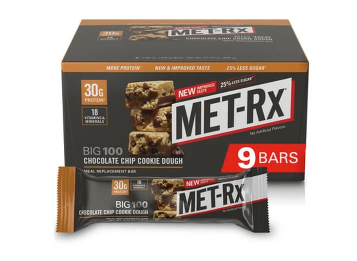 met rx big 100 chocolate chip cookie dough