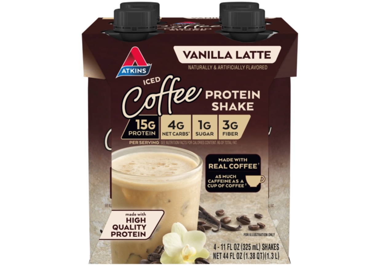 atkins vanilla latte