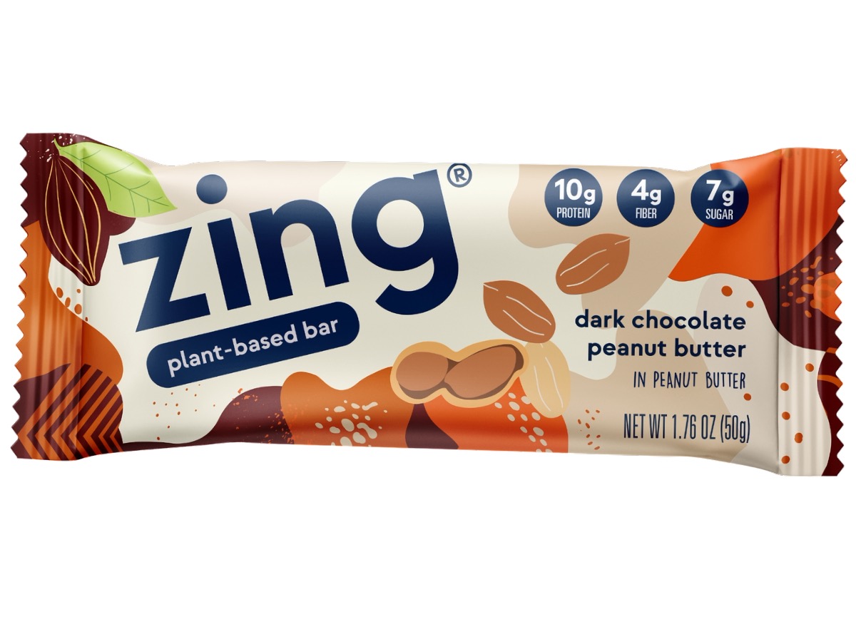 zing dark chocolate peanut butter bar