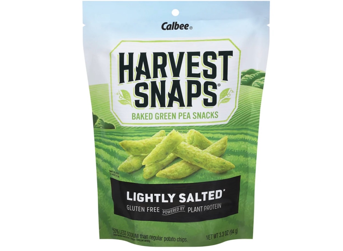 harvest snaps lightly salted