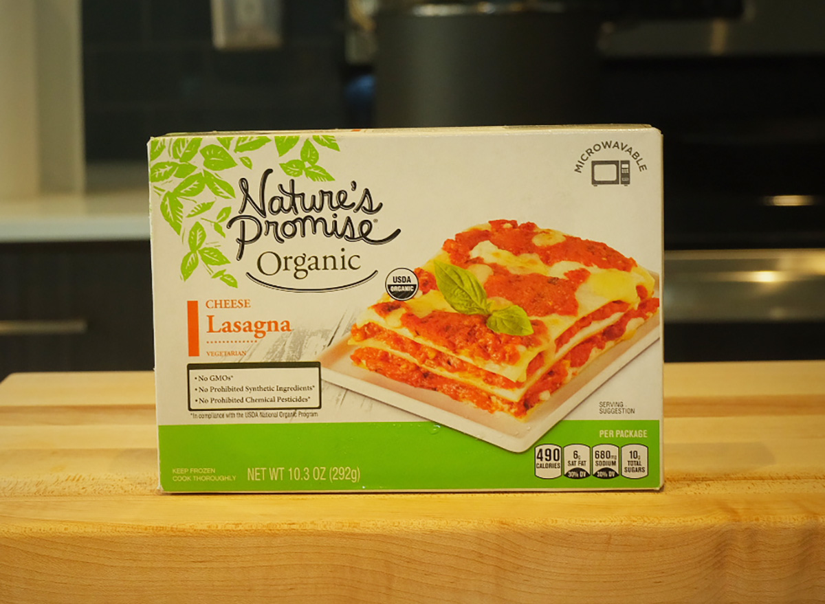 Nature's Promise Organic Lasagna from Giant