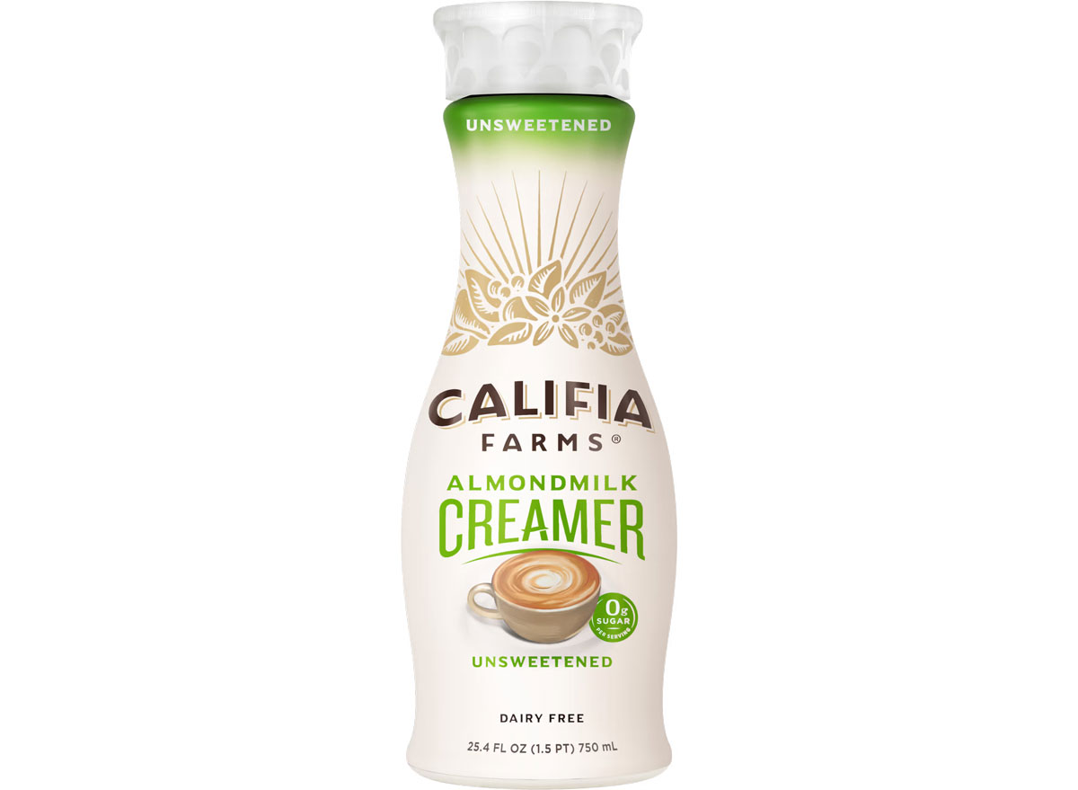 calafia farms almondmilk dairy free coffee creamer