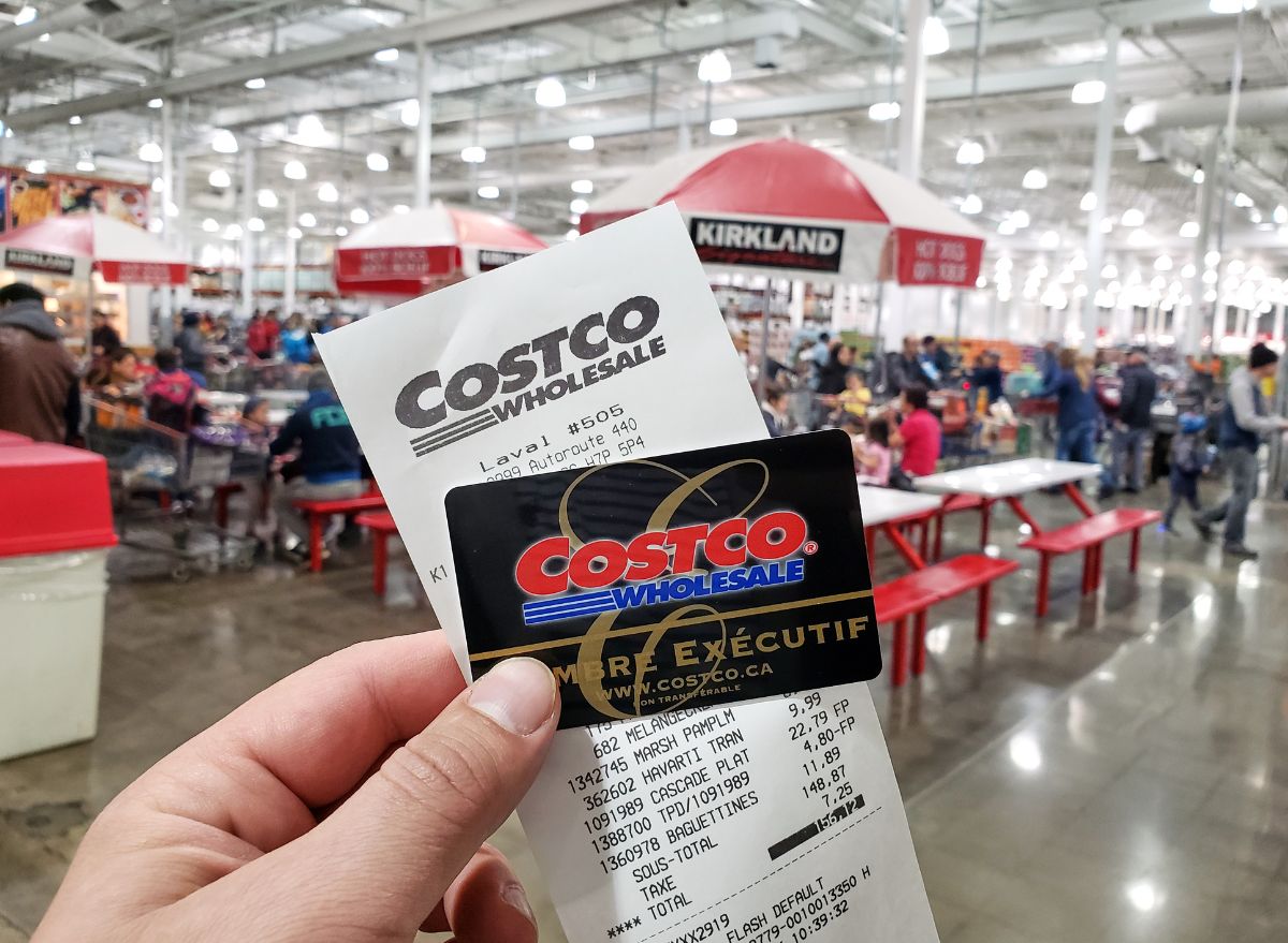 Costco receipt