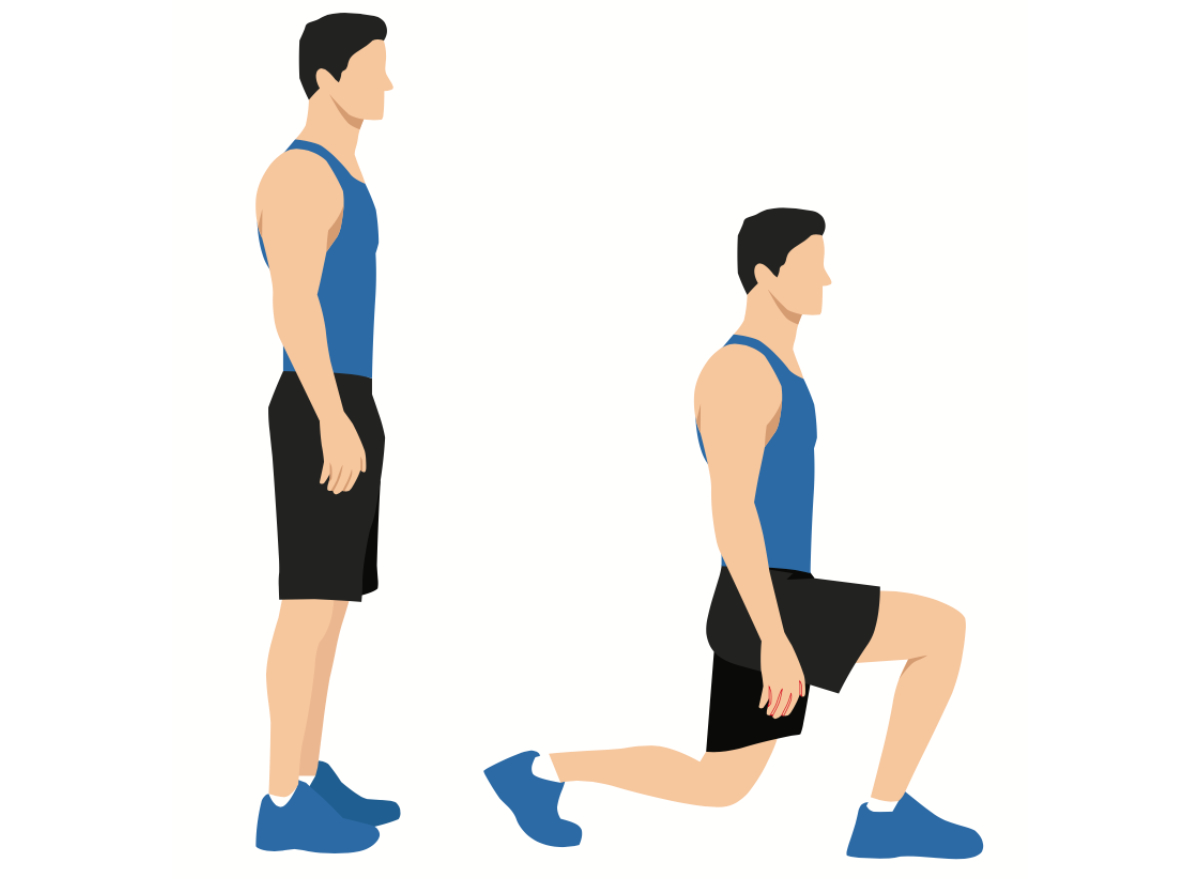 reverse lunges exercise