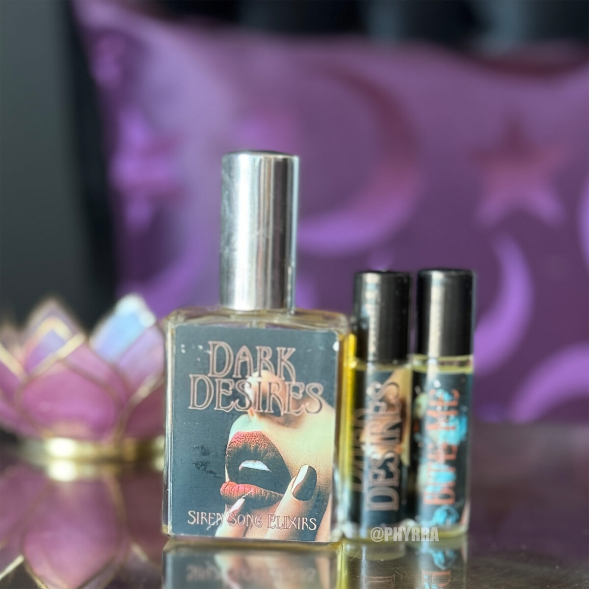 Siren Song Elixirs Dark Desires and Bite Me Perfumes