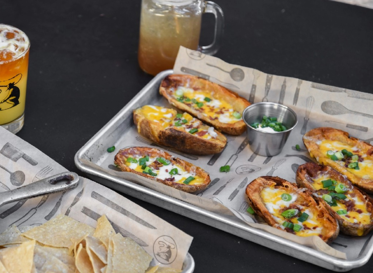 black angus steakhouse loaded potato skins