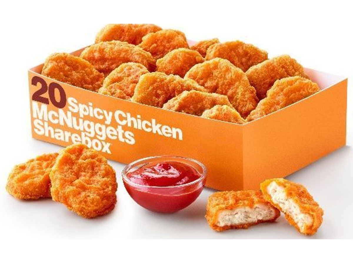 spicy chicken mcnuggets