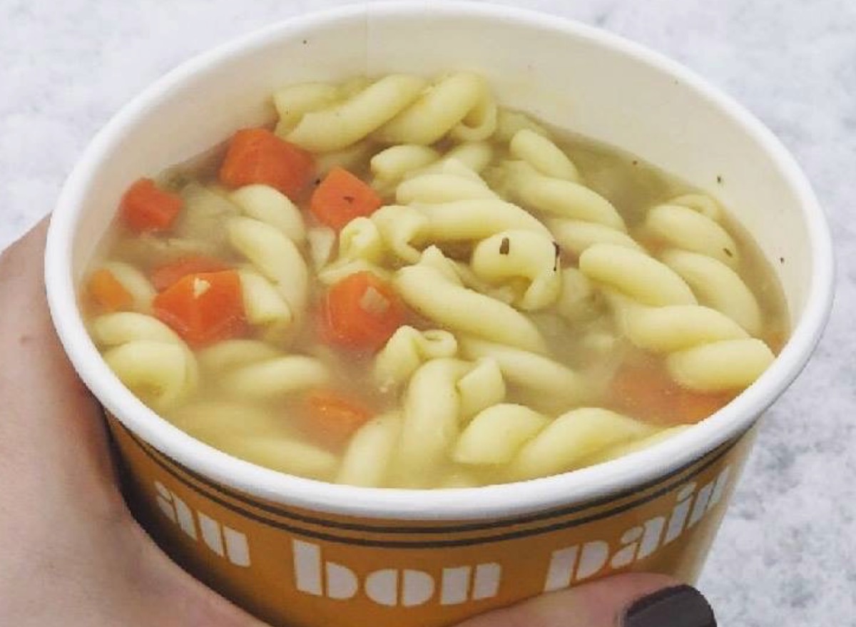 au bon pain chicken noodle soup