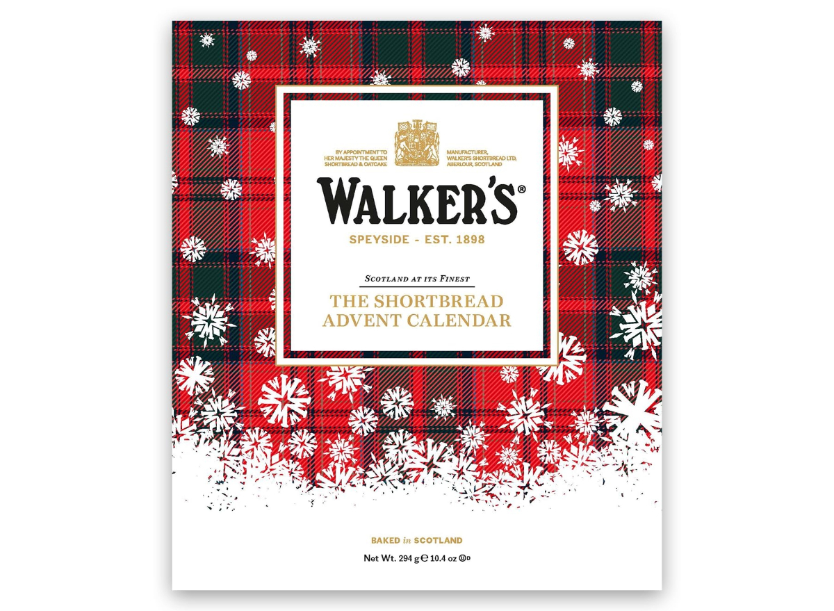 walker's shortbread advent calendar