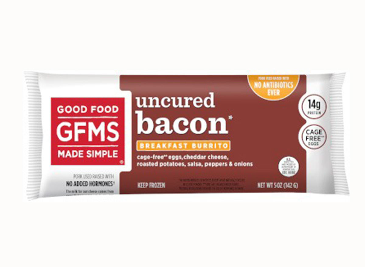 Good Foods Made Simple Uncured Bacon Breakfast Burrito