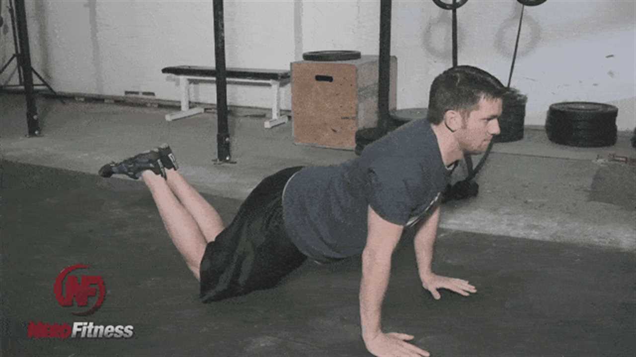 Rebel Leader Steve doing knee push-ups