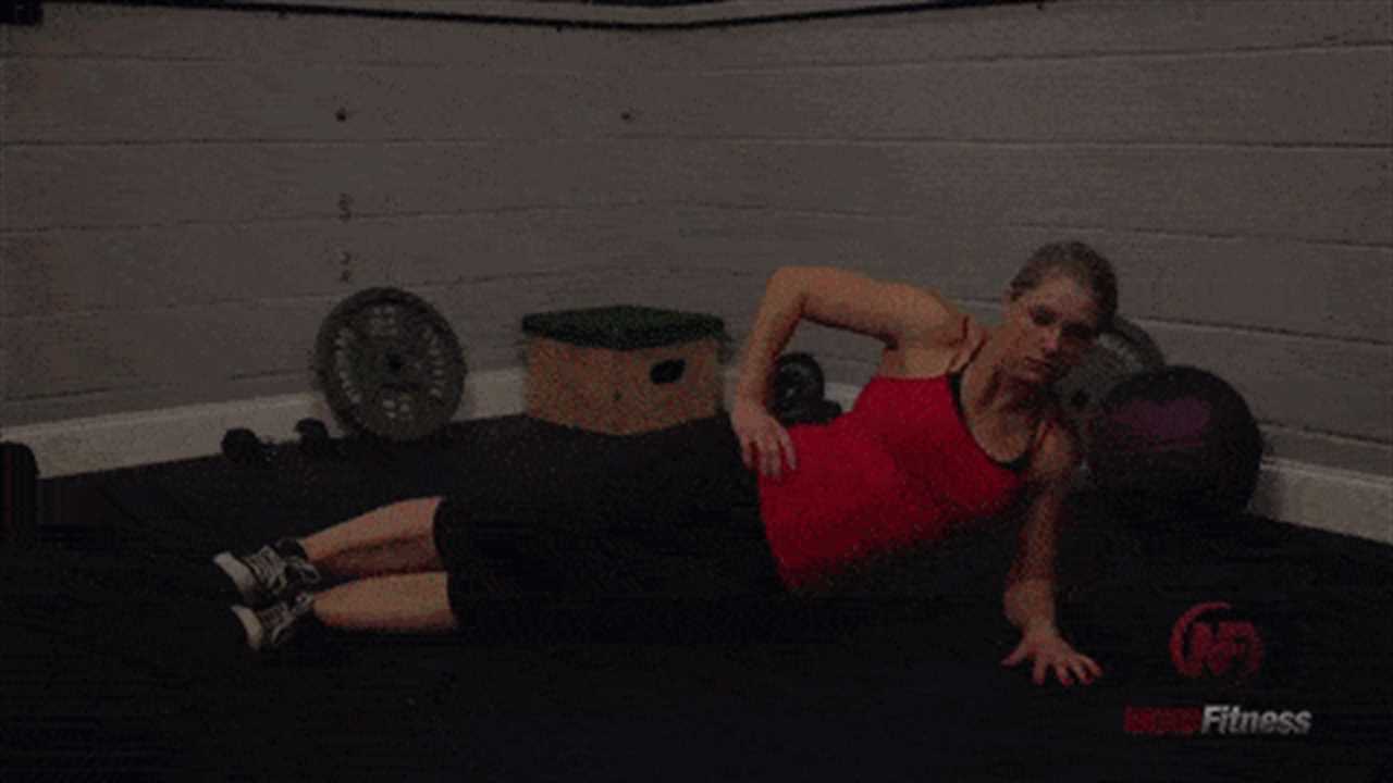 Doing a plank on your side is a great way to progressive this bodyweight movement.