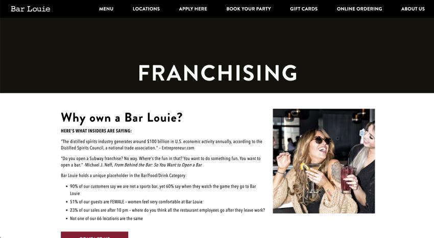 bar franchise