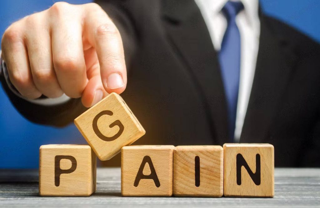 Pain - Gain positive thinking