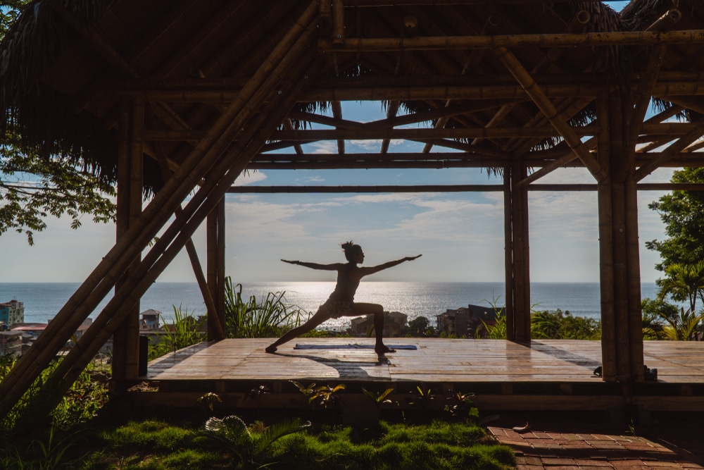 yoga outside