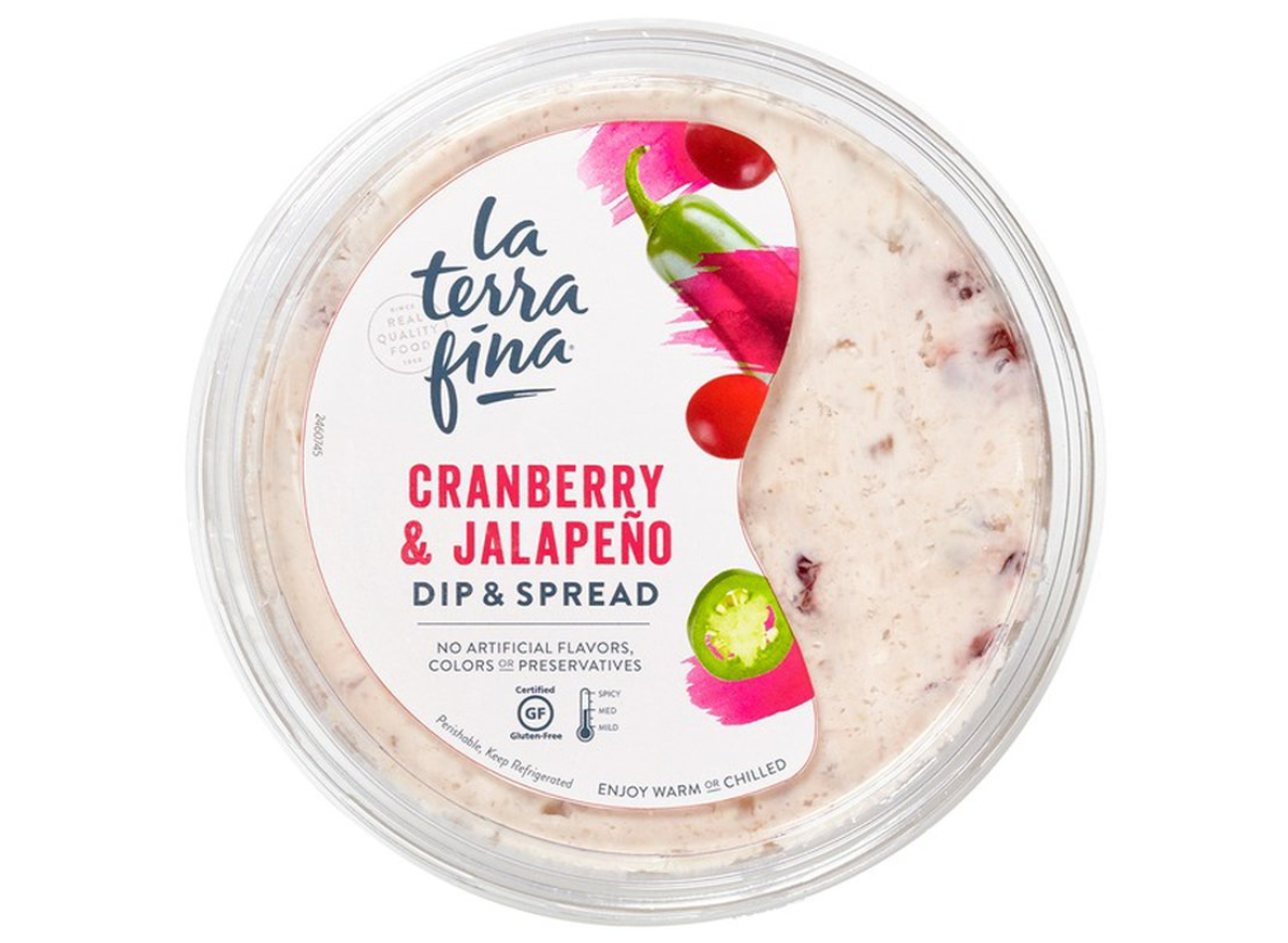 la terra fina cranberry jalepeño dip