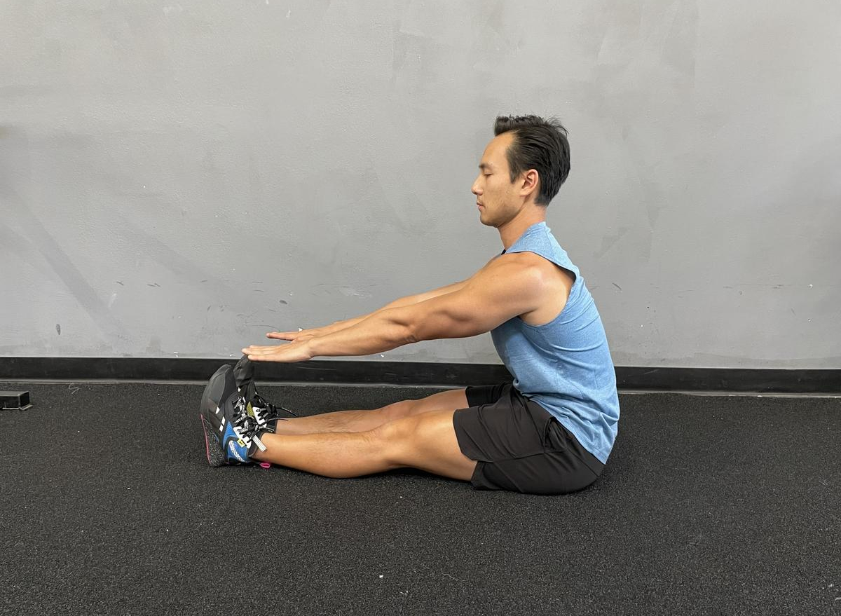 straight leg sit-up