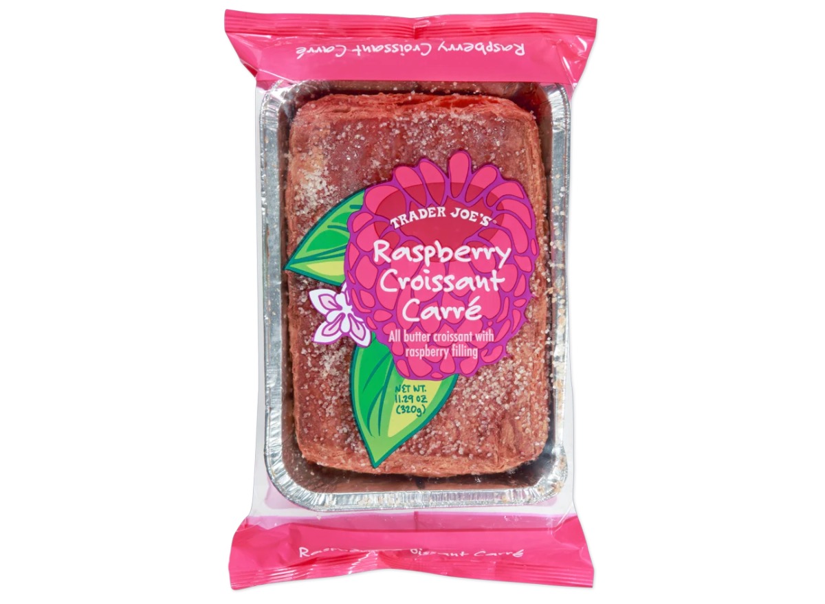 trader joe's raspberry croissant carre